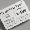 Three Year Pass